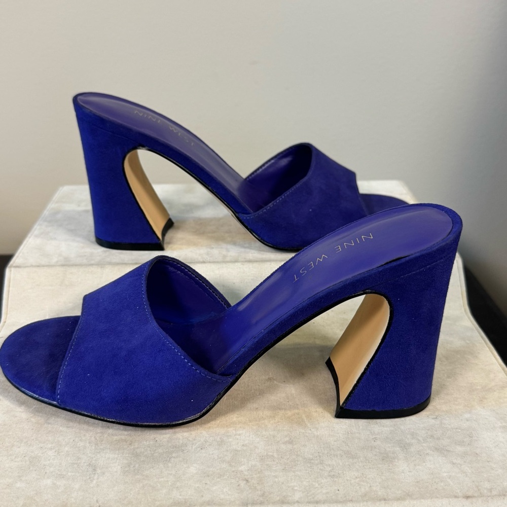 Nine West Royal Blue Heels